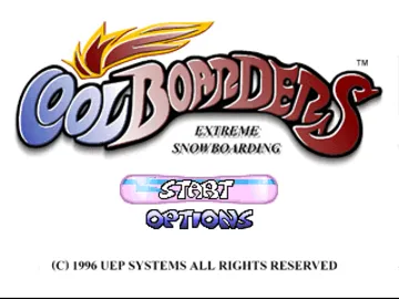 Cool Boarders (US) screen shot title